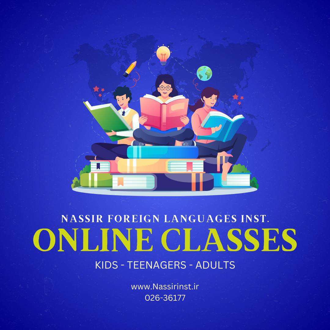 مؤسسات آنلاین و حضوری زبان نصیر