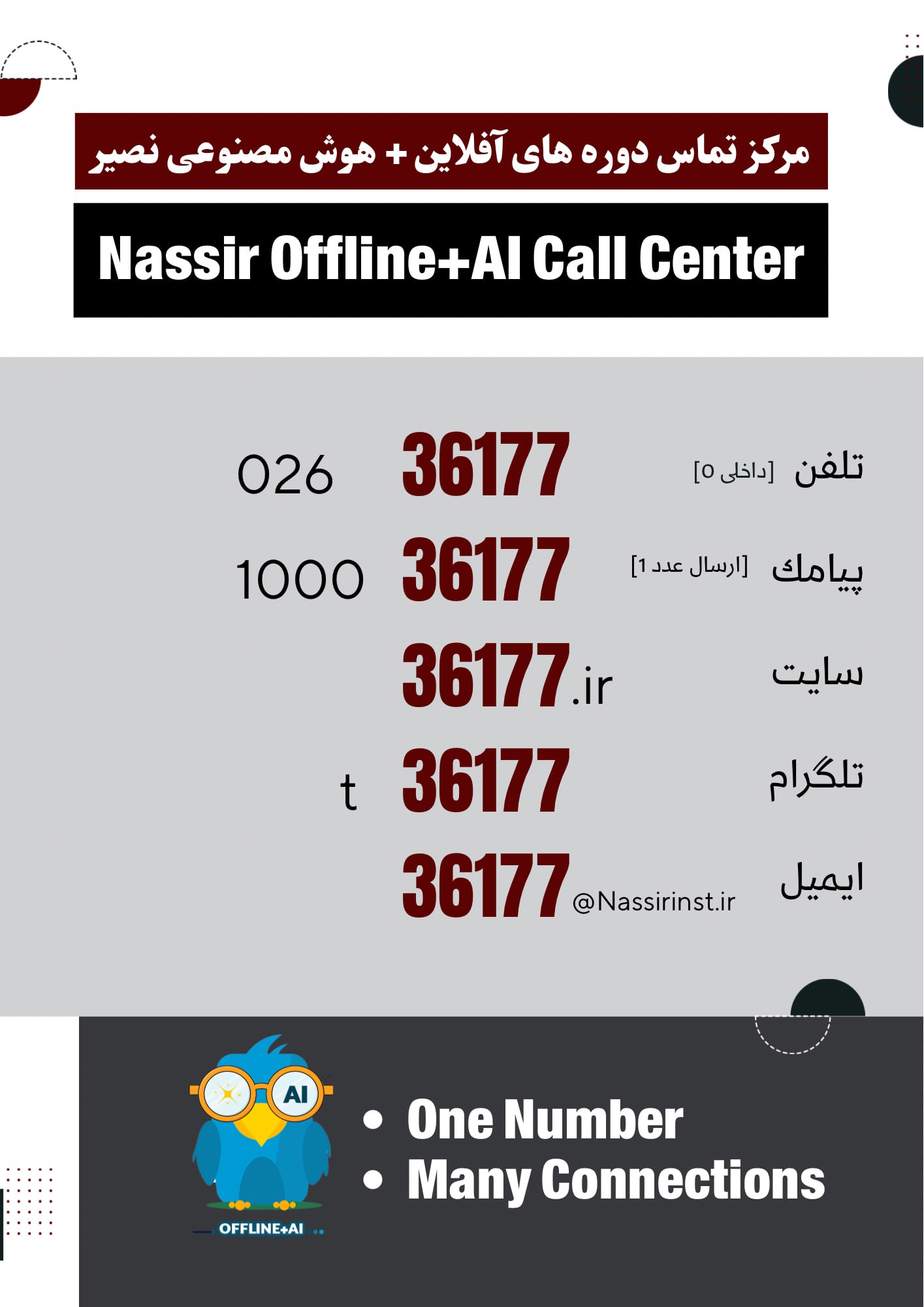 مؤسسات آنلاین و حضوری زبان نصیر