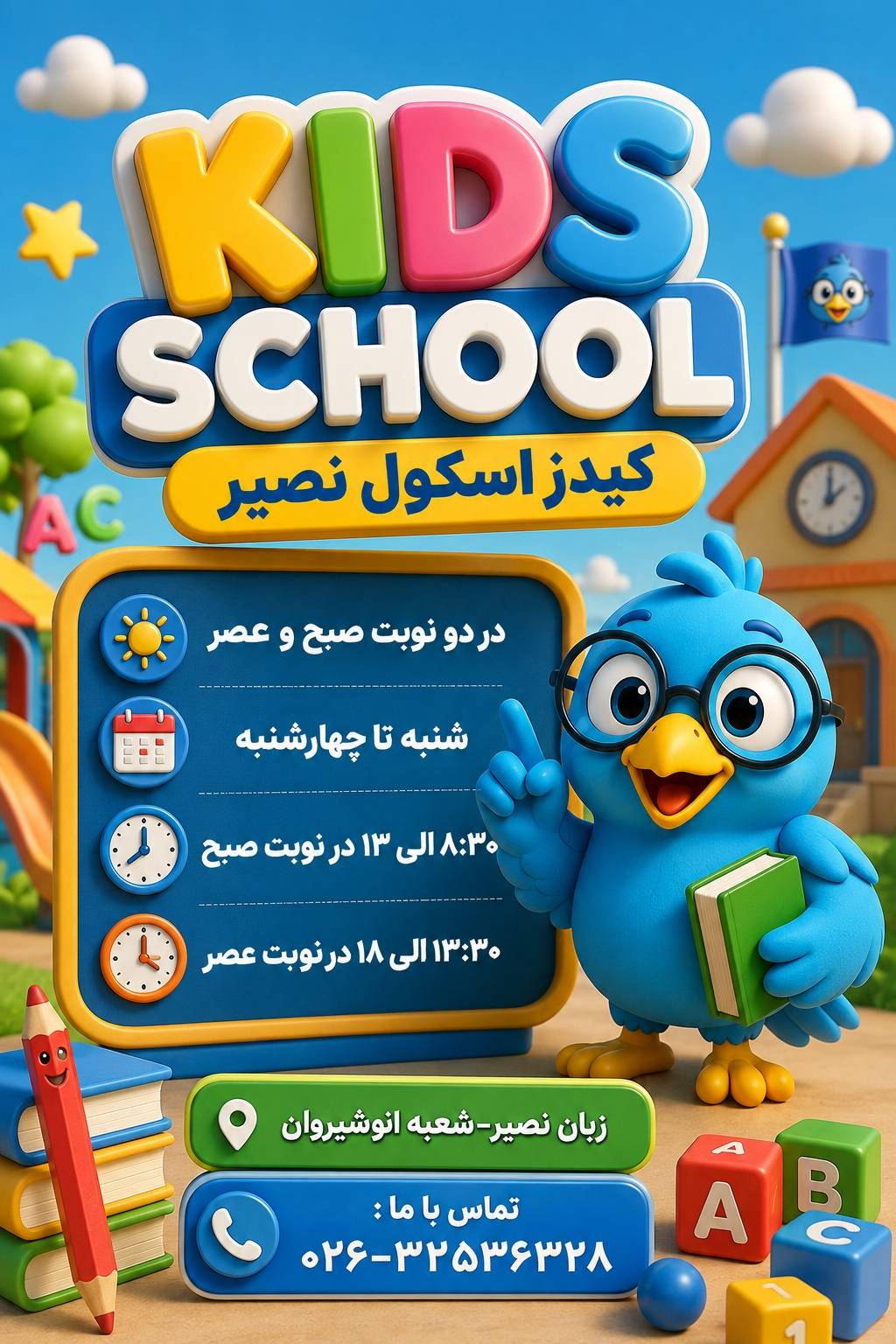 مؤسسات آنلاین و حضوری زبان نصیر