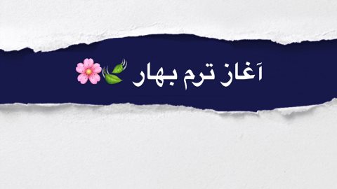 آغاز ترم بهار نصير