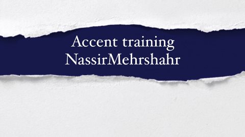 Accent training