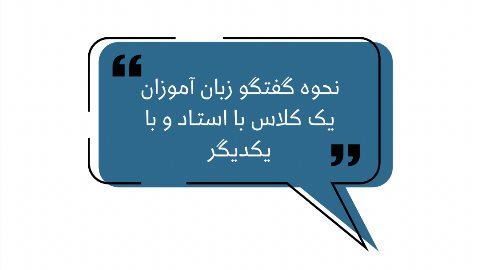 نحوه گفتگو (چت) زبان آموزان یک کلاس با استـاد و با یکدیگر